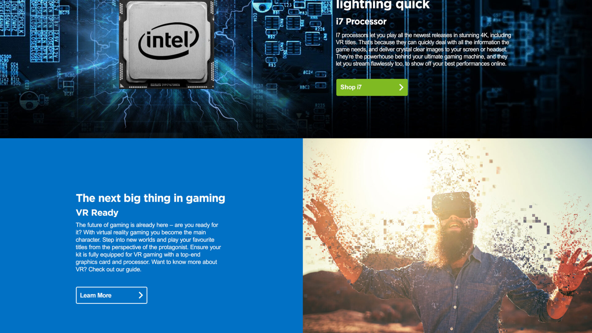 Nvidia Landing Page Variant B
