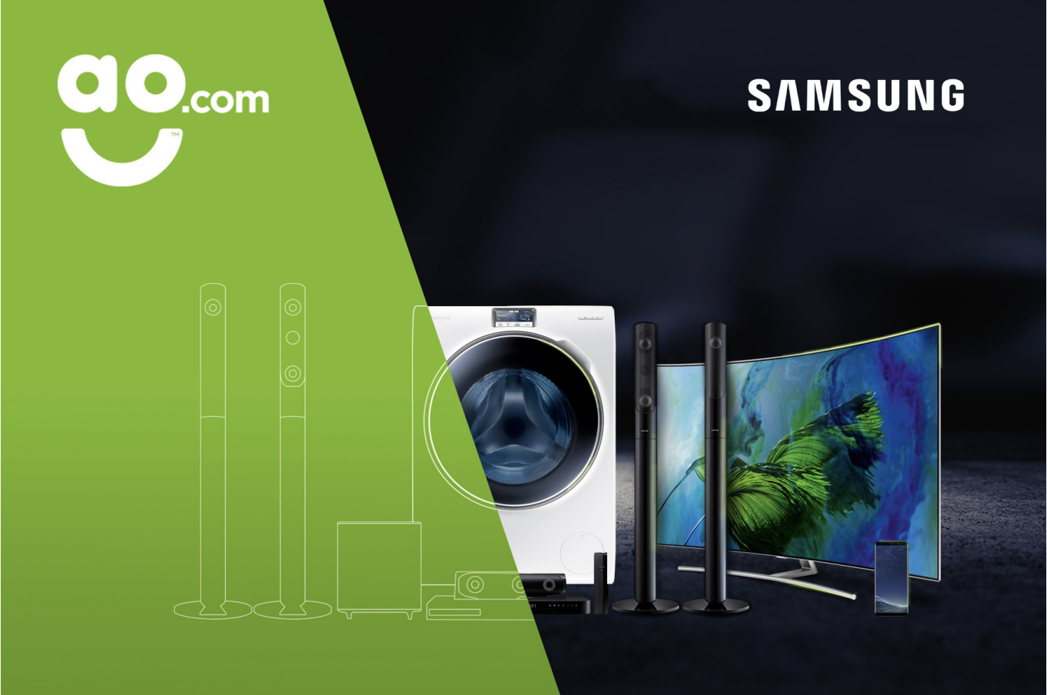 Line Art Display Banner